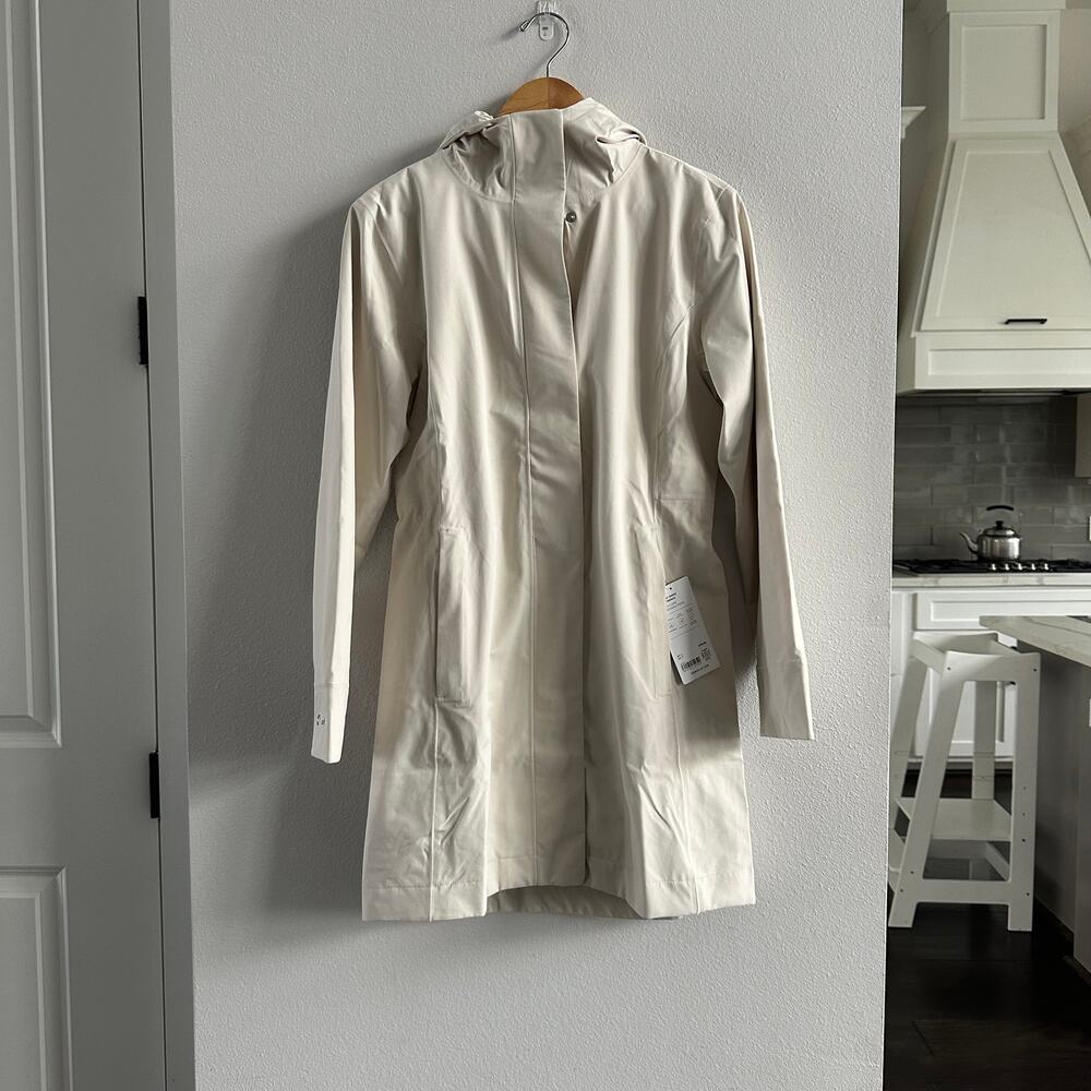 Athleta Rainout Ridge Long Trench Size XXS NEW - Picture 2 of 7
